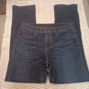 Banana Republic women's Girlfriend Lindsay Premium Denim straight leg jeans 27